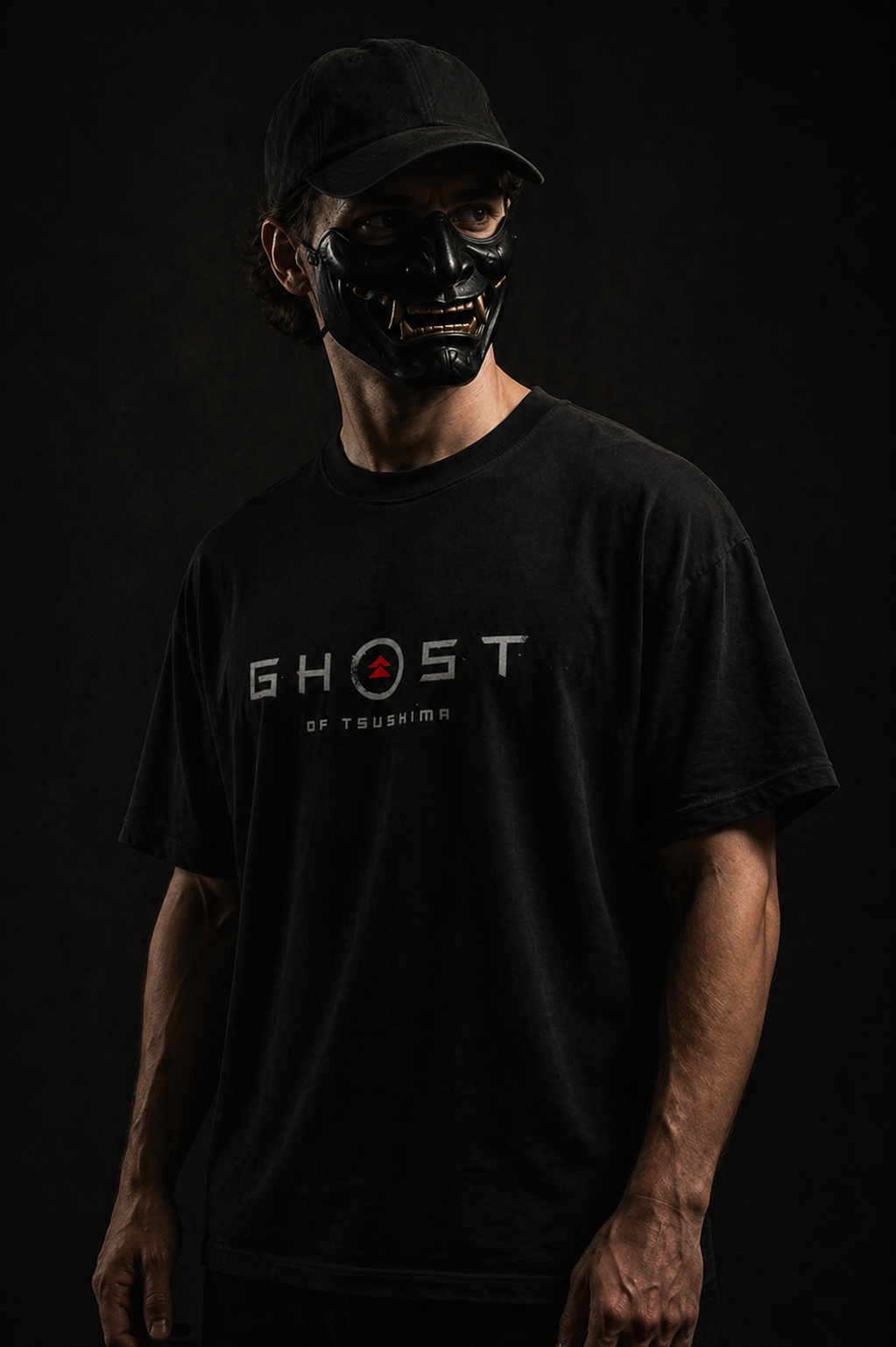 Ghost Of Tsushima Drop Shoulder T-Shirt