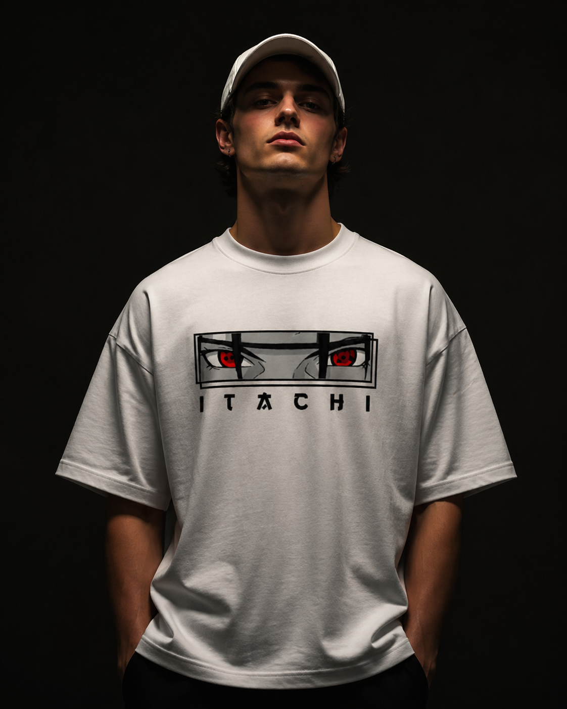 Itachi Uchiha Drop Shoulder T-Shirt