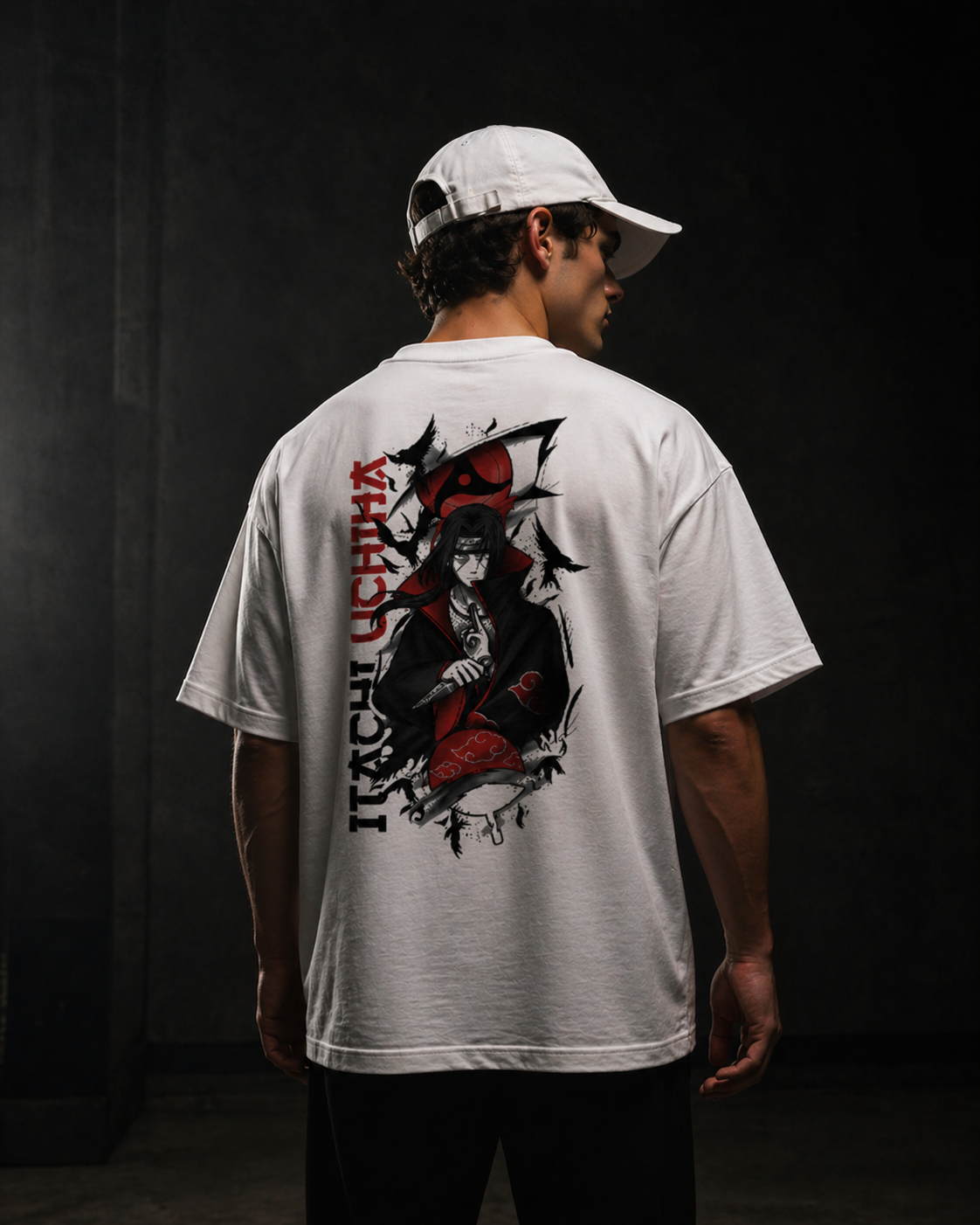 Itachi Uchiha Drop Shoulder T-Shirt