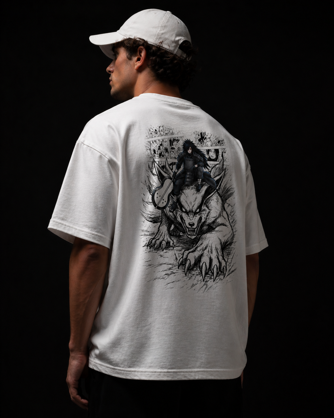 Madara Uchiha Drop Shoulder T-Shirt