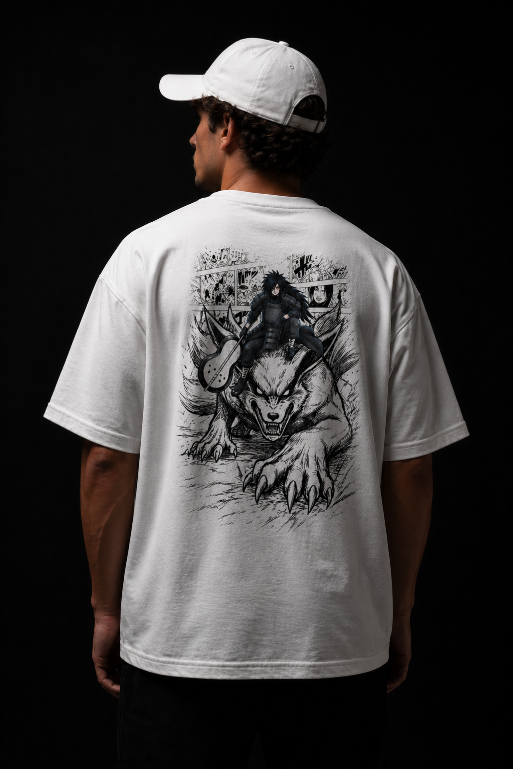 Madara Uchiha Drop Shoulder T-Shirt