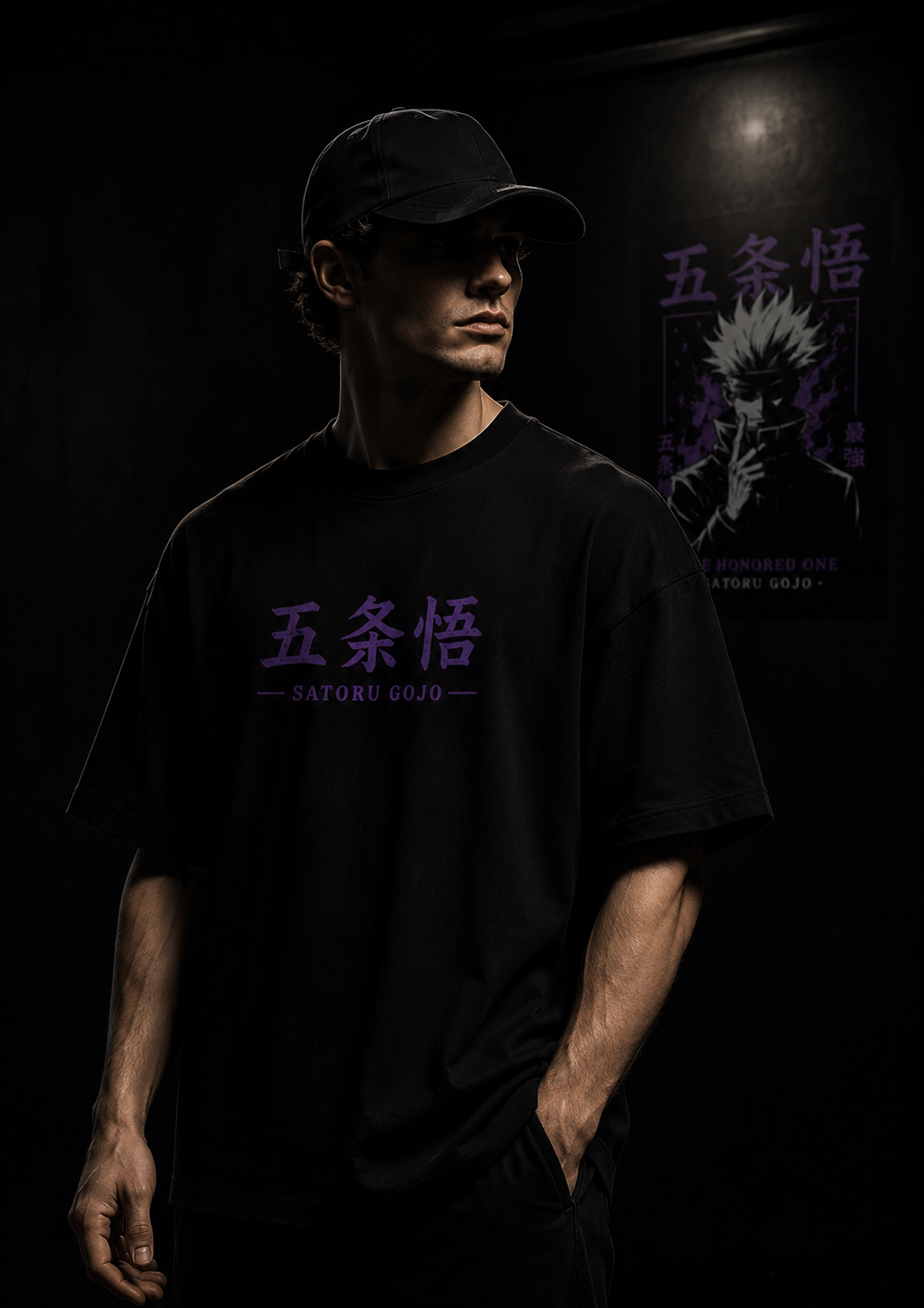 Jujutsu Kaisen Satoru Gojo Drop Shoulder T-Shirt