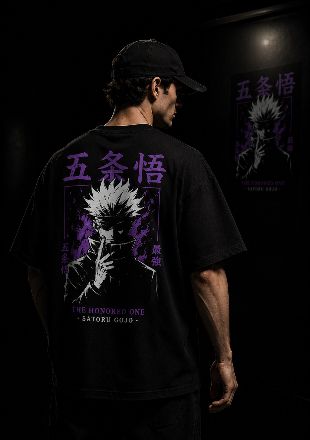 Jujutsu Kaisen Satoru Gojo Drop Shoulder T-Shirt