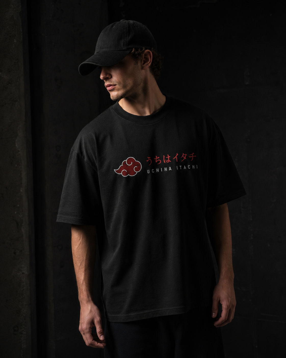 Itachi Uchiha 02 Drop Shoulder T-Shirt