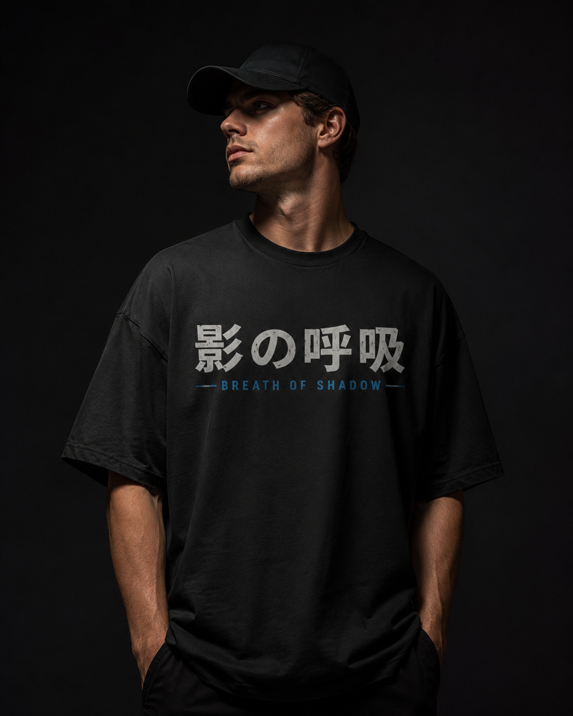 Breath Of Shadow Drop Shoulder T-Shirt