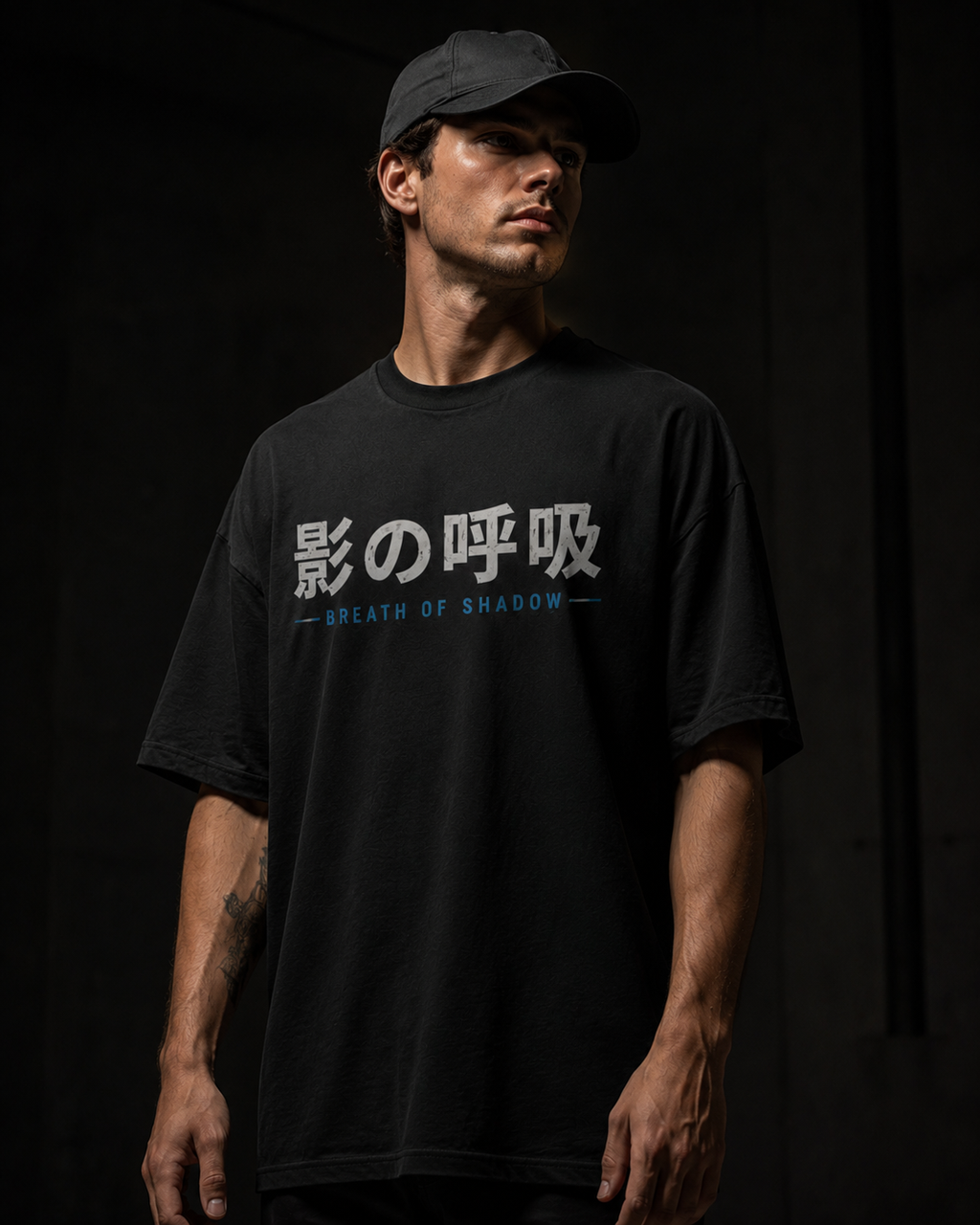 Breath Of Shadow Drop Shoulder T-Shirt
