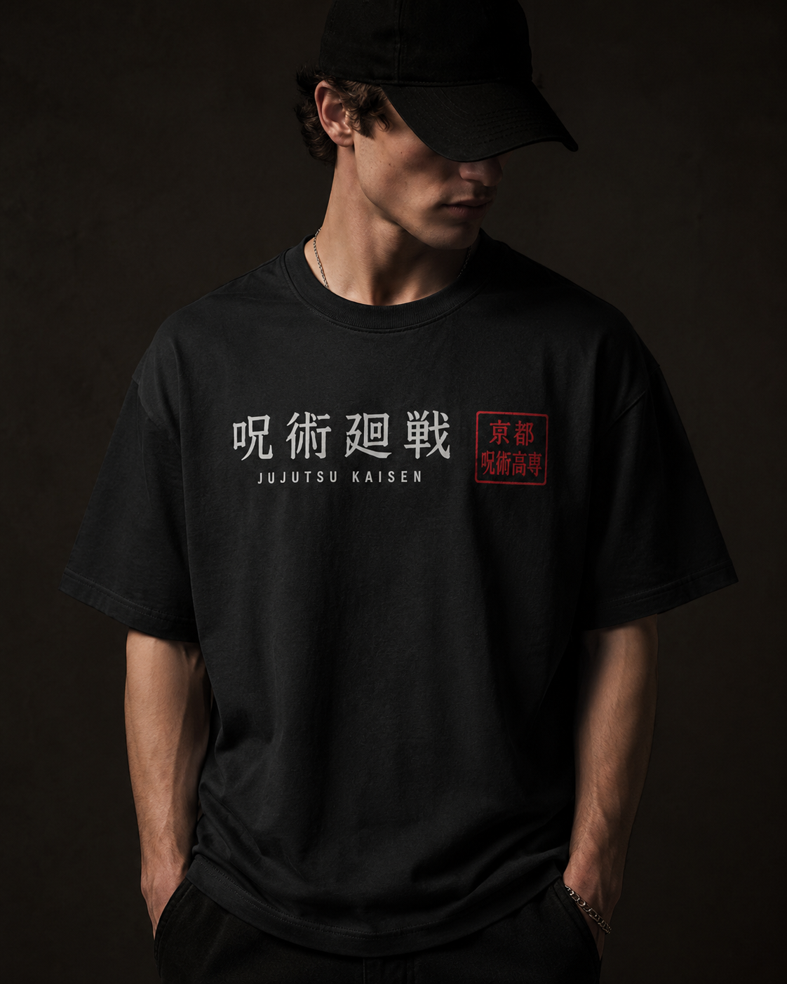 Jujutsu Kaisen Ryomen Sukuna Drop Shoulder T-Shirt